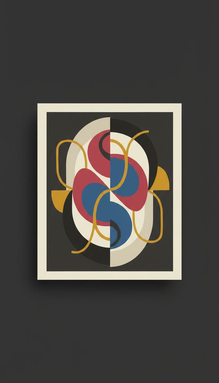 Archival Poster — Cerulean Harmony